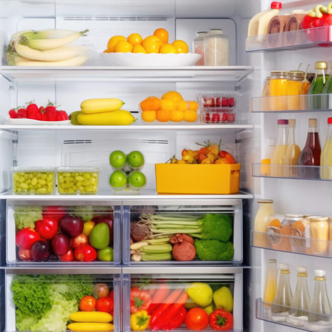 Organised fridge